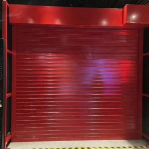 Aluminium roller shutter installation for retail shop in Singapore