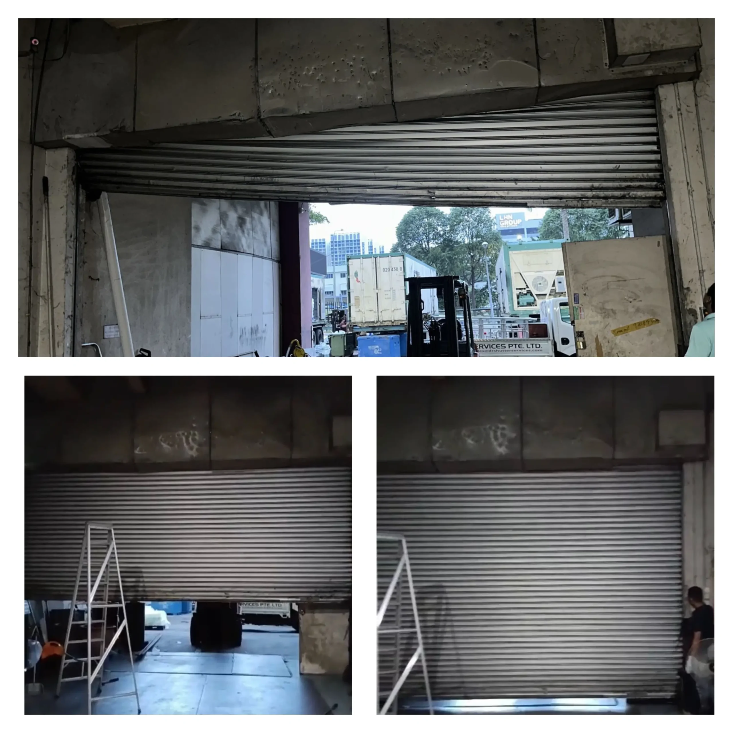 Emergency roller shutter repair service for stuck shutters in Singapore