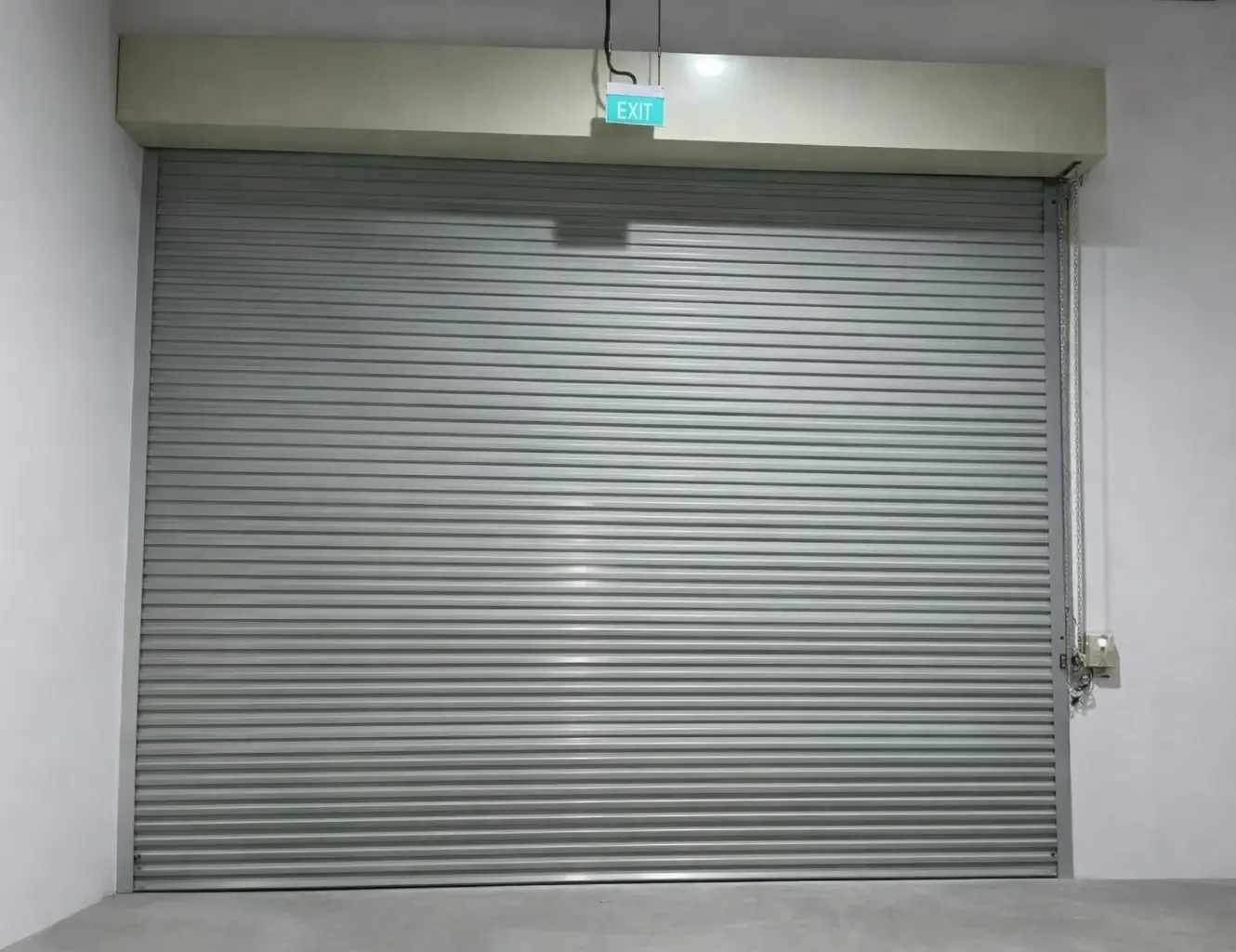 Industrial roller door installation for warehouse in Singapore