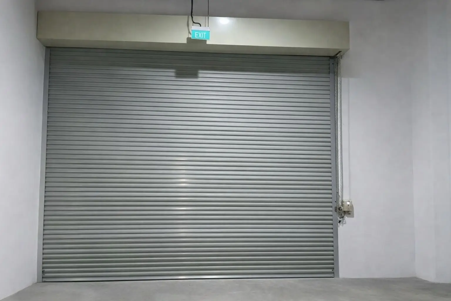 Industrial roller door installation for warehouse in Singapore